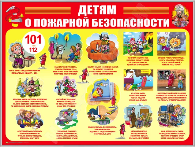 Стенды Пожарная безопасность